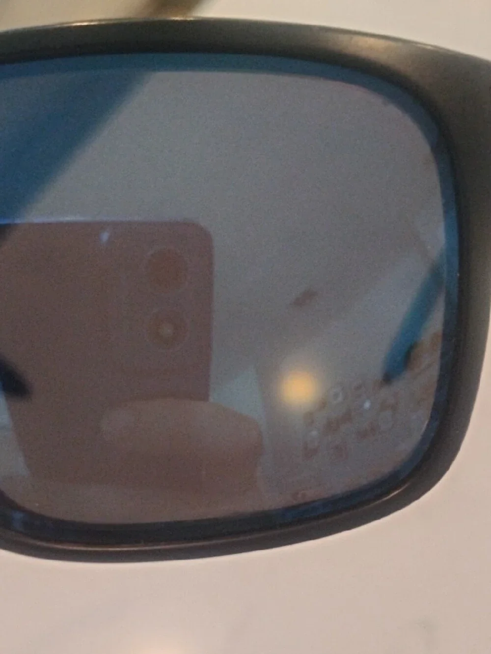 Oakley Men's Black Holbrook Sunglasses with Blue Lenses